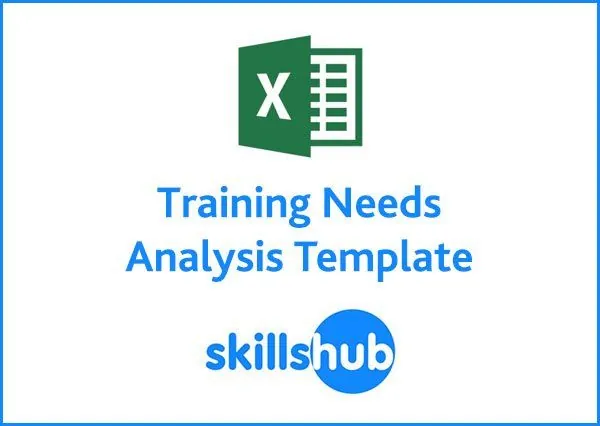 training needs analysis template excel