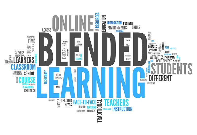 Word Cloud blended Learning