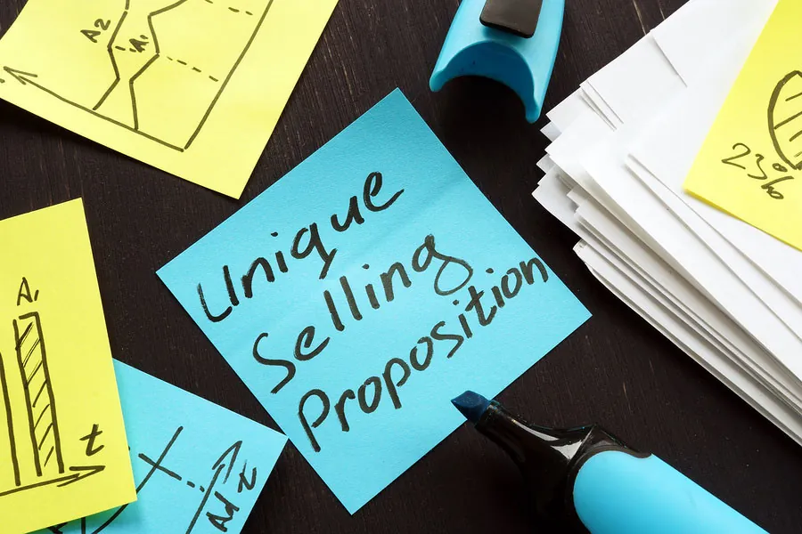 Unique Selling Proposition Usp Concept, Marketing Reports And Gr