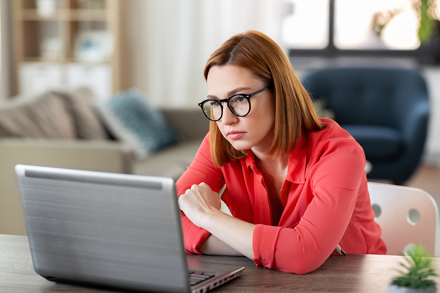 woman at work