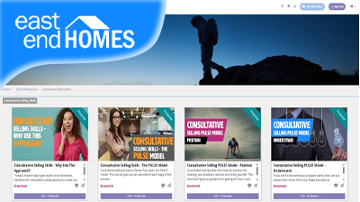 A bespoke learning platform for East End Homes with CPD accredited courses and content