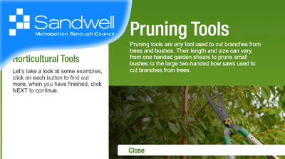 Replacing outdated F2F training for Sandwell with an engaging bespoke eLearning solution